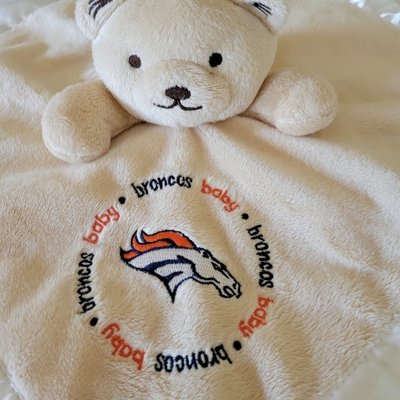 Denver Broncos Baby Security Bear Blanket, NFL Officially Licensed 13X13 - Picture 7 of 8